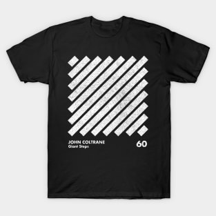 John Coltrane / Minimal Graphic Design Tribute T-Shirt